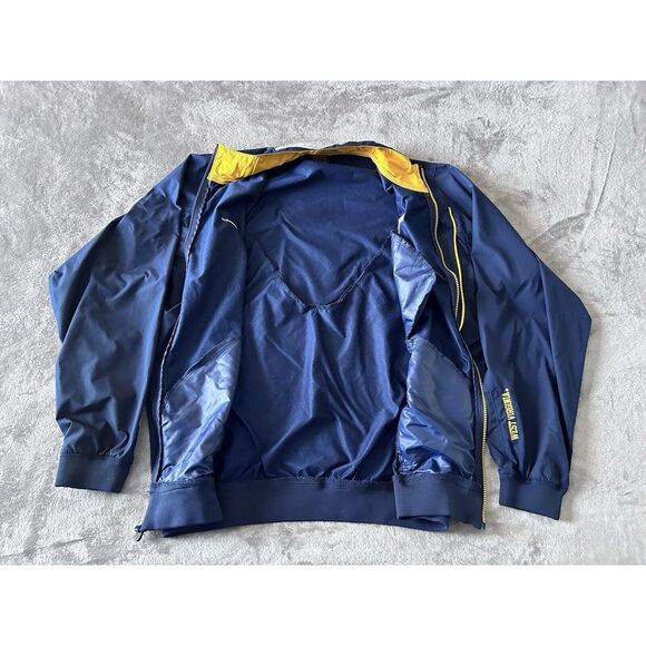 Nike Team ClimaFit West Virginia Mountaineers Full Zip Jacket Men's Medium Blue - Picture 9 of 12